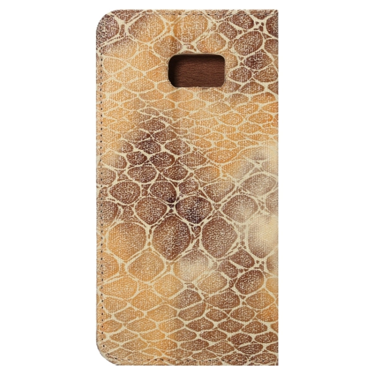 For Galaxy S6 Edge+ / G928 Stone Texture Horizontal Flip Leather Case with Magnetic Buckle & Card Slot & Holder