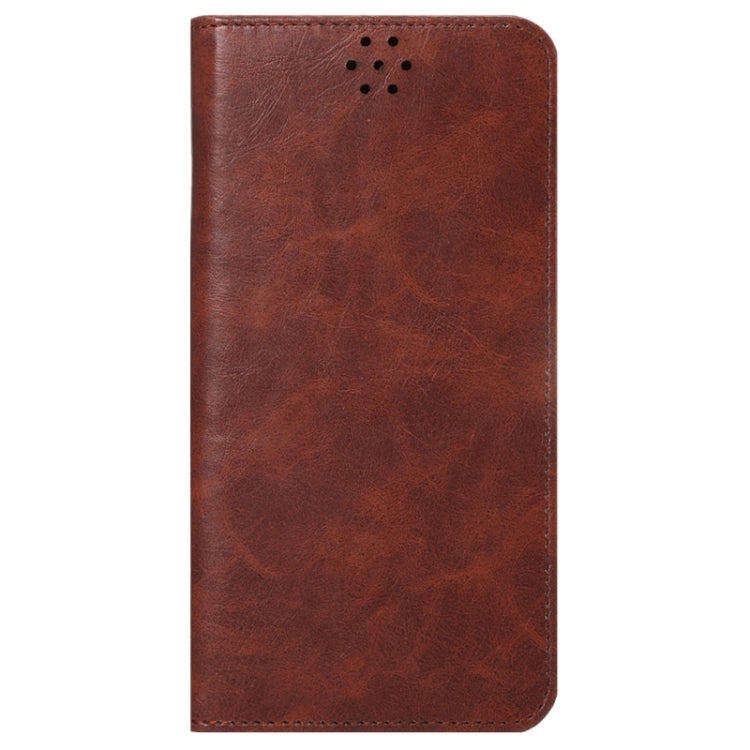 For Galaxy S6 Edge+ / G928 Crazy Horse Texture Horizontal Flip Leather Case with Magnetic Buckle & Card Slot & Holder
