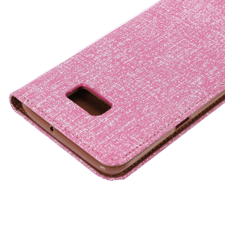 For Galaxy S6 Edge+ / G928 Cloth Texture Horizontal Flip Leather Case with Magnetic Buckle & Card Slot & Holder