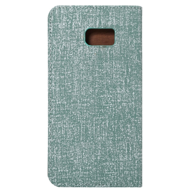 For Galaxy S6 Edge+ / G928 Cloth Texture Horizontal Flip Leather Case with Magnetic Buckle & Card Slot & Holder