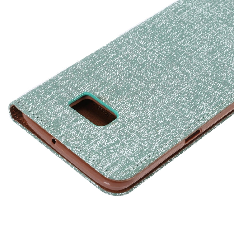 For Galaxy S6 Edge+ / G928 Cloth Texture Horizontal Flip Leather Case with Magnetic Buckle & Card Slot & Holder