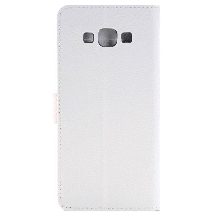 Litchi Texture Horizontal Flip Solid Color Leather Case with Wallet & Card Slot & Holder for Galaxy A8 / A800
