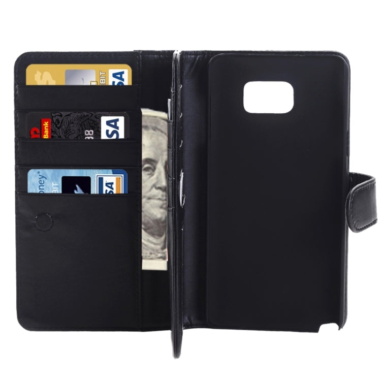 Crazy Horse Texture Horizontal Flip Leather Case with 3 Pages of Card Slots & Wallet & Holder