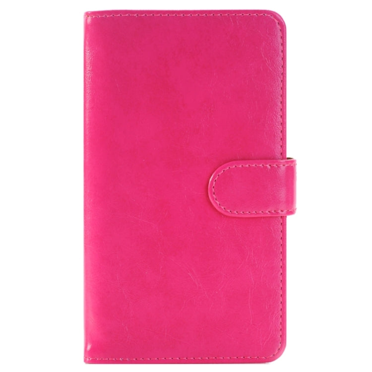 Crazy Horse Texture Horizontal Flip Leather Case with 3 Pages of Card Slots & Wallet & Holder