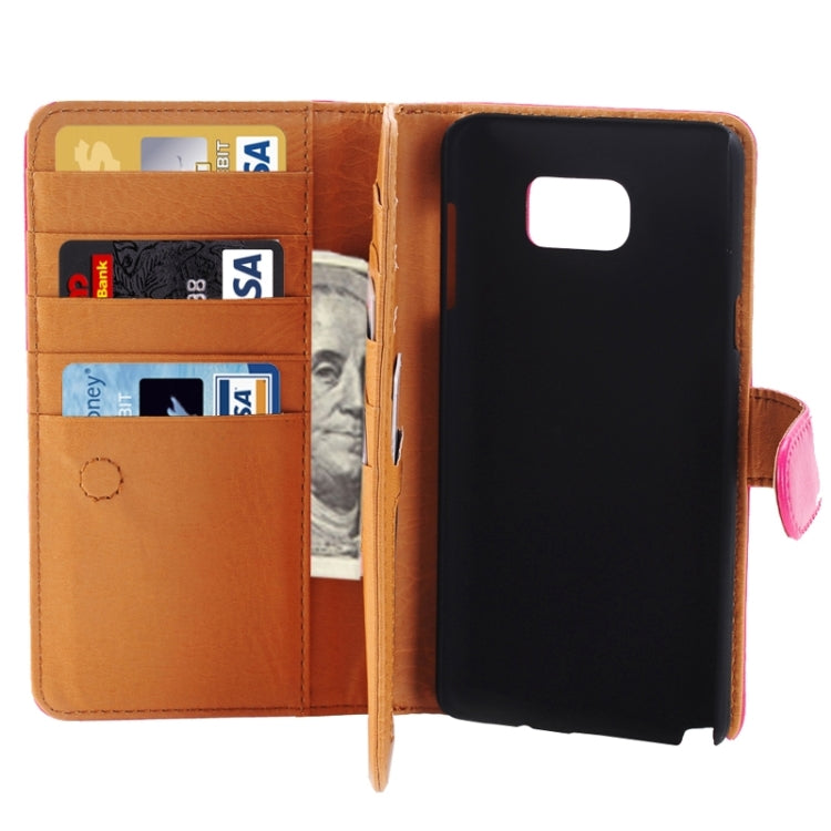 Crazy Horse Texture Horizontal Flip Leather Case with 3 Pages of Card Slots & Wallet & Holder