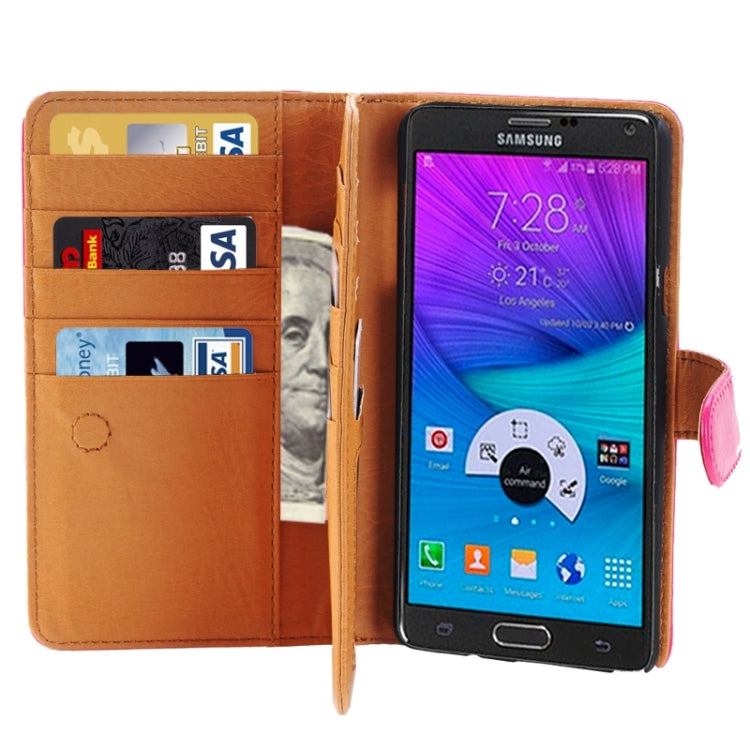Crazy Horse Texture Horizontal Flip Leather Case with 3 Pages of Card Slots & Wallet & Holder