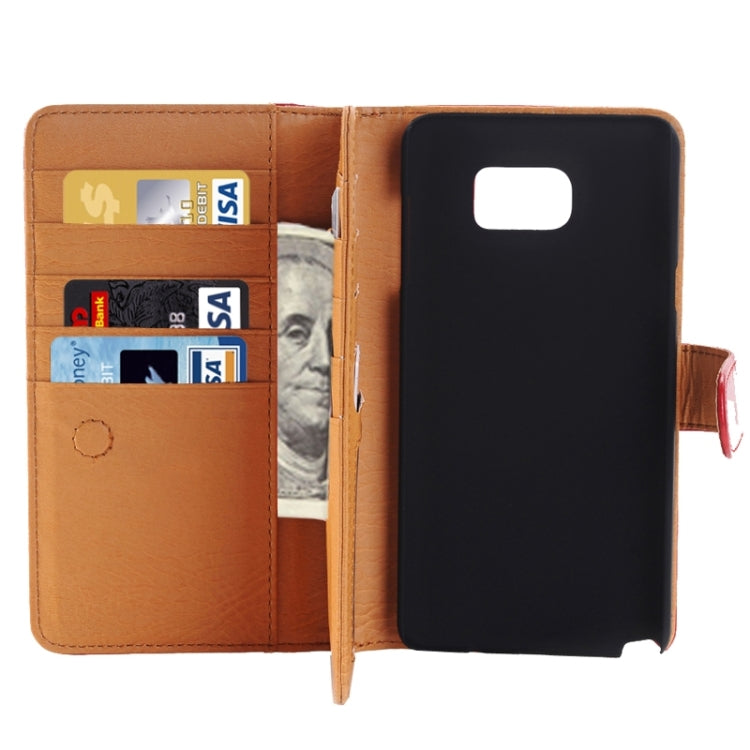 Crazy Horse Texture Horizontal Flip Leather Case with 3 Pages of Card Slots & Wallet & Holder