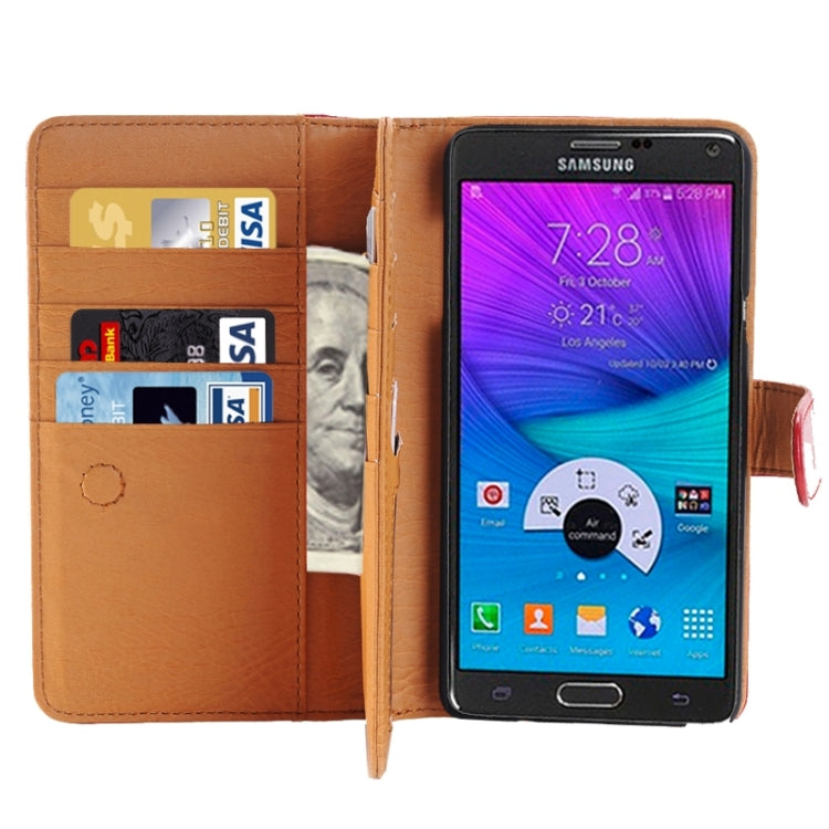 Crazy Horse Texture Horizontal Flip Leather Case with 3 Pages of Card Slots & Wallet & Holder