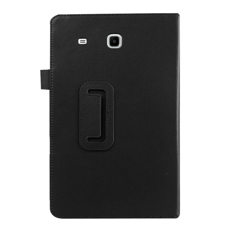 Litchi Texture Horizontal Flip Solid Color Leather Case with Holder for Galaxy Tab E 8.0 / T377V