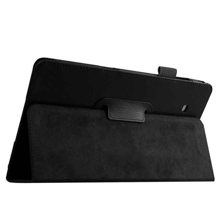 Litchi Texture Horizontal Flip Solid Color Leather Case with Holder for Galaxy Tab E 8.0 / T377V