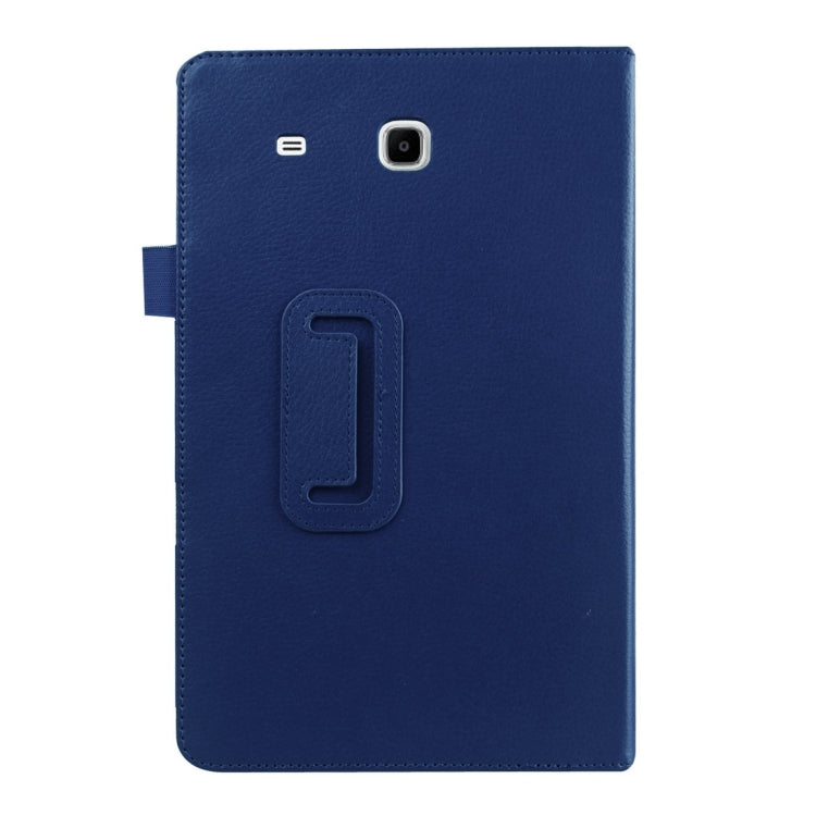Litchi Texture Horizontal Flip Solid Color Leather Case with Holder for Galaxy Tab E 8.0 / T377V
