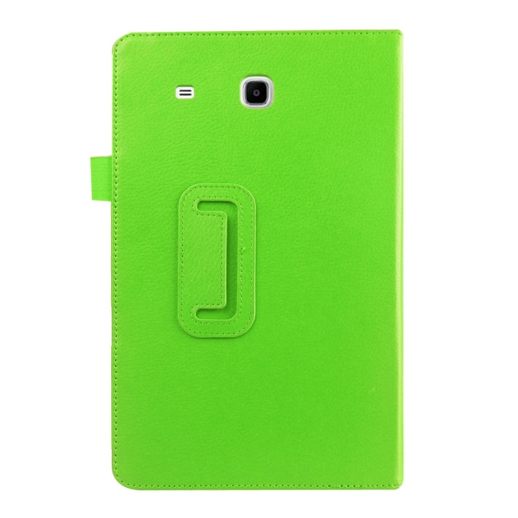 Litchi Texture Horizontal Flip Solid Color Leather Case with Holder for Galaxy Tab E 8.0 / T377V