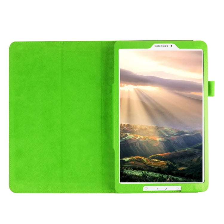 Litchi Texture Horizontal Flip Solid Color Leather Case with Holder for Galaxy Tab E 8.0 / T377V