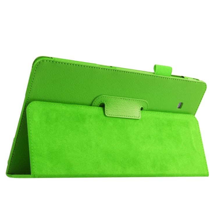 Litchi Texture Horizontal Flip Solid Color Leather Case with Holder for Galaxy Tab E 8.0 / T377V