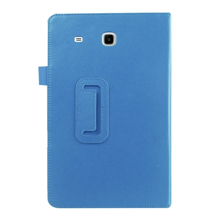 Litchi Texture Horizontal Flip Solid Color Leather Case with Holder for Galaxy Tab E 8.0 / T377V