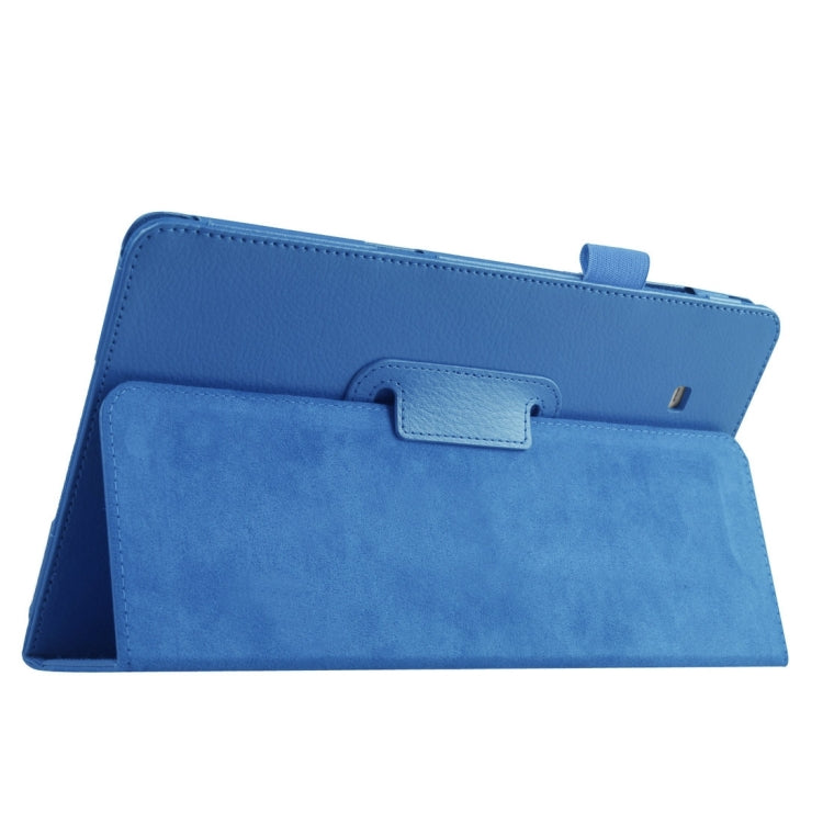 Litchi Texture Horizontal Flip Solid Color Leather Case with Holder for Galaxy Tab E 8.0 / T377V