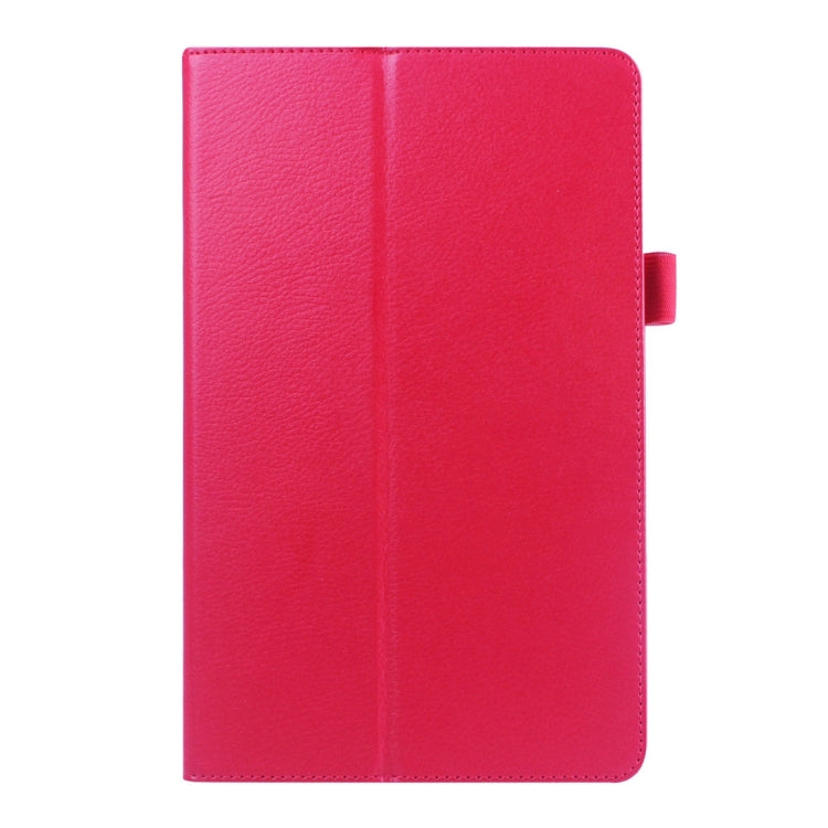 Litchi Texture Horizontal Flip Solid Color Leather Case with Holder for Galaxy Tab E 8.0 / T377V