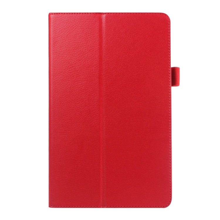 Litchi Texture Horizontal Flip Solid Color Leather Case with Holder for Galaxy Tab E 8.0 / T377V