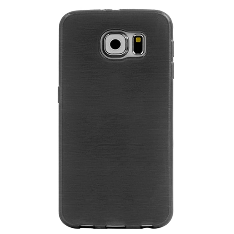 For Galaxy S6 Wire Drawing TPU Protective Case