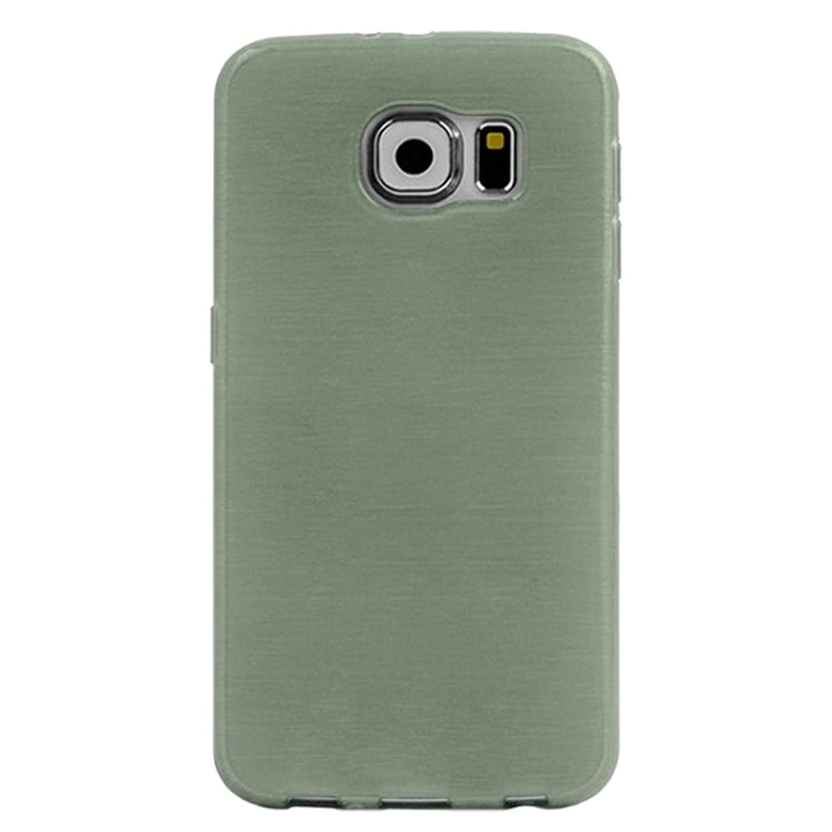 For Galaxy S6 Wire Drawing TPU Protective Case