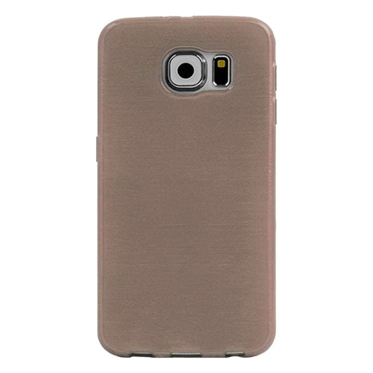 For Galaxy S6 Wire Drawing TPU Protective Case