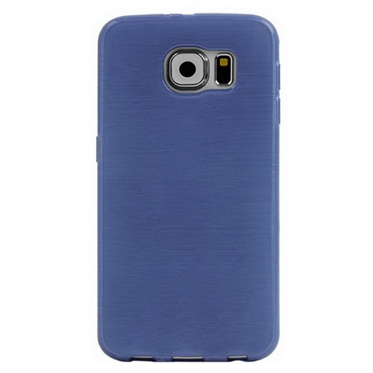 For Galaxy S6 Wire Drawing TPU Protective Case