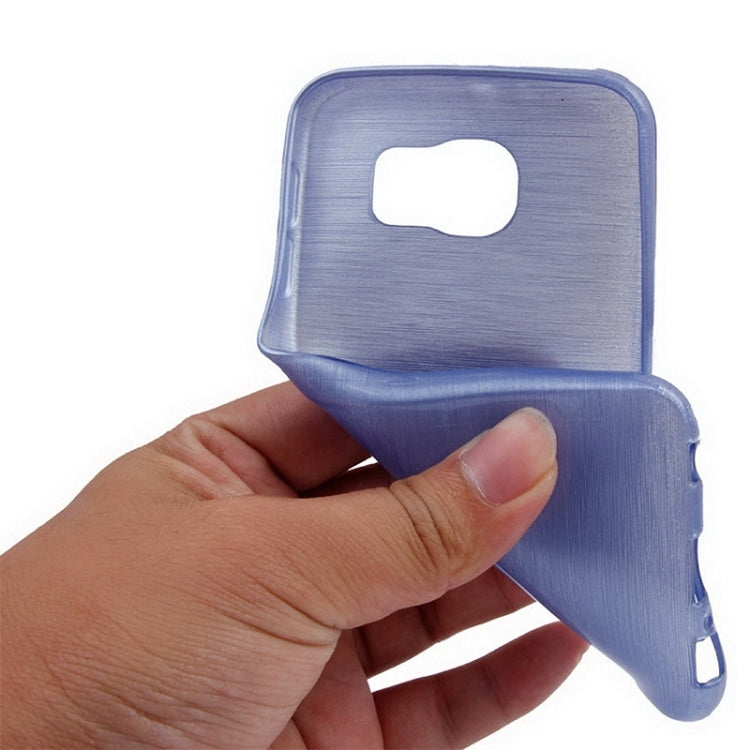 For Galaxy S6 Wire Drawing TPU Protective Case