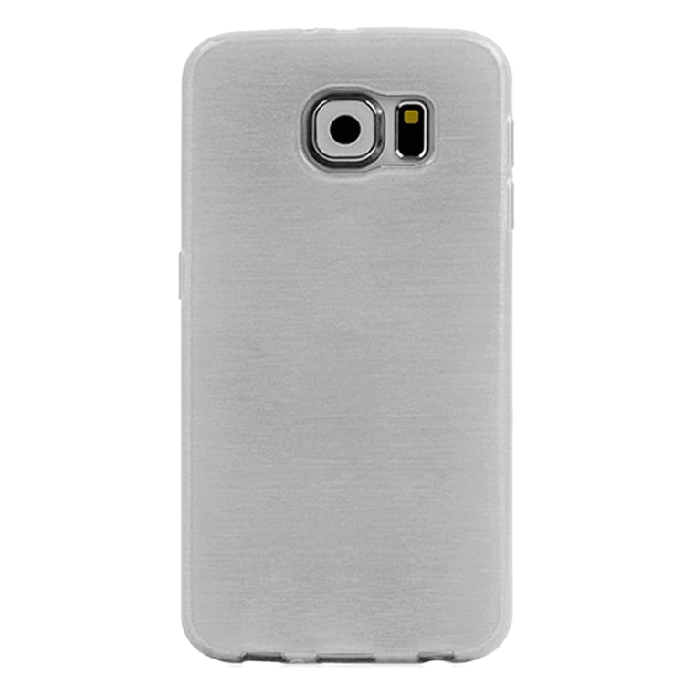 For Galaxy S6 Wire Drawing TPU Protective Case