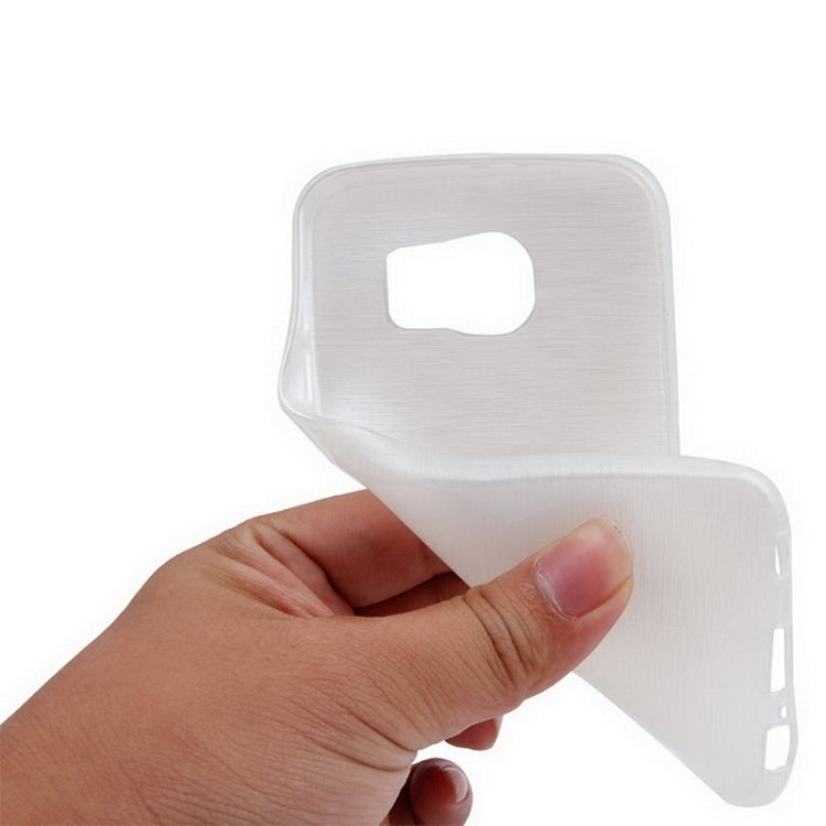 For Galaxy S6 Wire Drawing TPU Protective Case