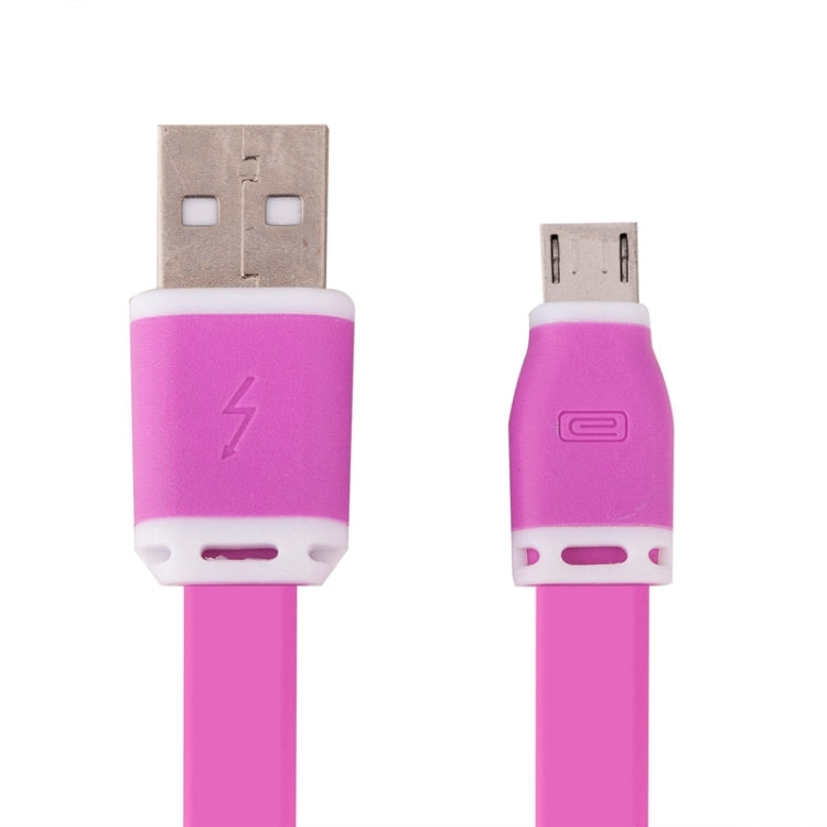 KS-M13 Noodle Style Micro 5 pin to USB Data Sync Charging Cable with Scale for Galaxy S6 / S5 / HTC / LG / Sony / Nokia / Other Android Phones, Cable Length: 1.22m