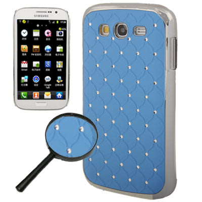 Luxury Bling Diamond Encrusted Plastic Case for Galaxy Grand Duos / i9082