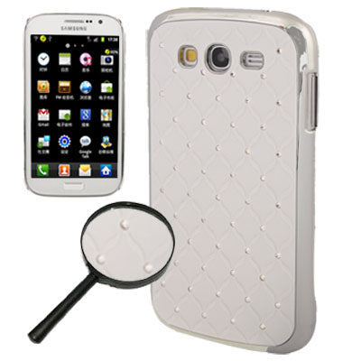 Luxury Bling Diamond Encrusted Plastic Case for Galaxy Grand Duos / i9082