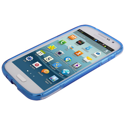 S Line Translucent Ultra-thin (Plastic + TPU) Case with Holder for Galaxy Grand Duos / i9082