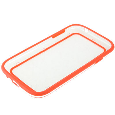 Silicon + Transparent Plastic Bumper Frame for Galaxy Grand Duos / i9082 / i9080