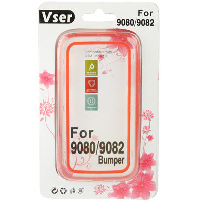 Silicon + Transparent Plastic Bumper Frame for Galaxy Grand Duos / i9082 / i9080