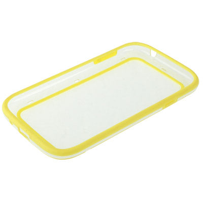 Silicon + Transparent Plastic Bumper Frame for Galaxy Grand Duos / i9082 / i9080