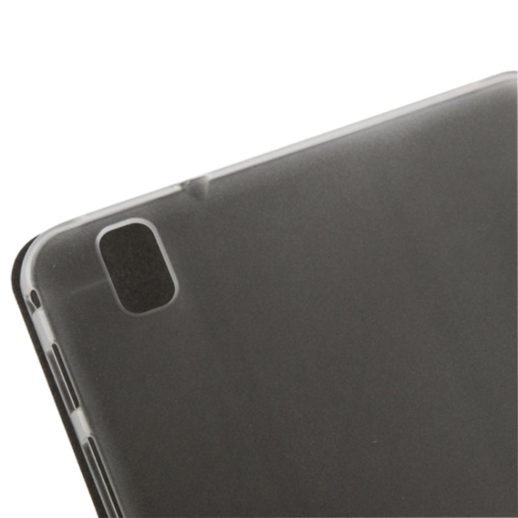 Frosted Texture Flip Leather + Transparent Trosted Plastic Case with Holder for Galaxy Tab Pro 8.4 / T320