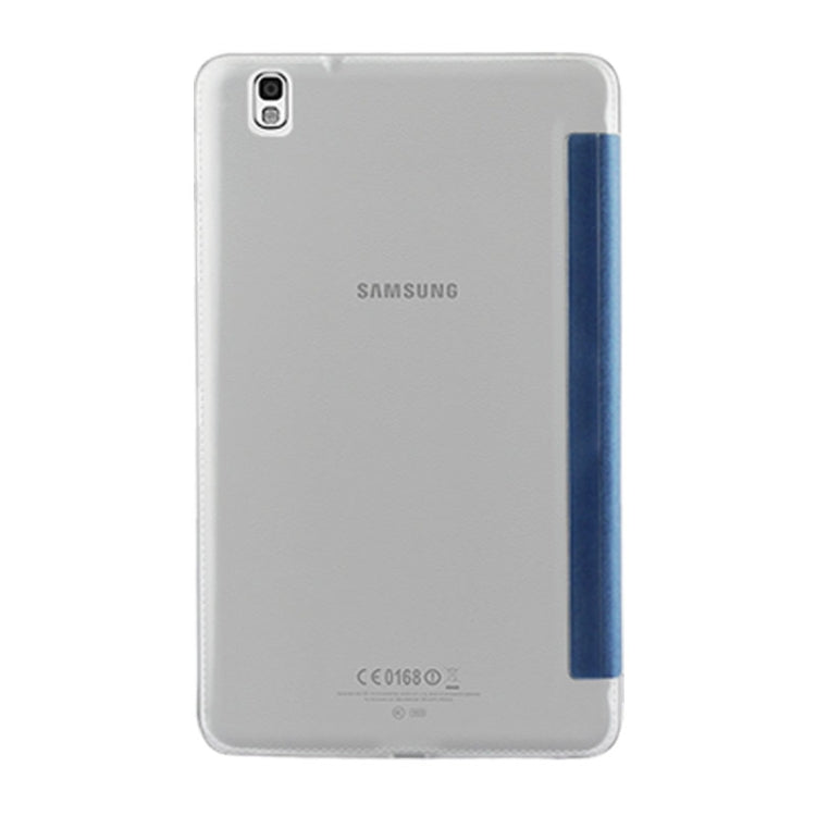 Frosted Texture Flip Leather + Transparent Trosted Plastic Case with Holder for Galaxy Tab Pro 8.4 / T320
