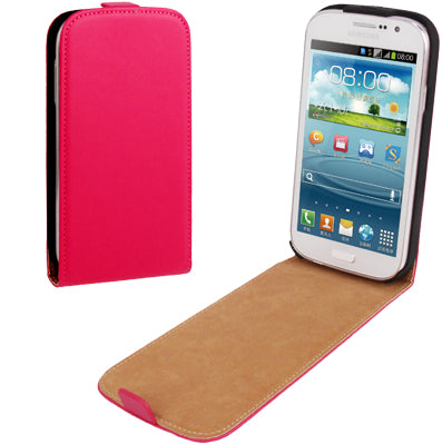Vertical Flip Leather Case for Galaxy Grand Duos / i9082