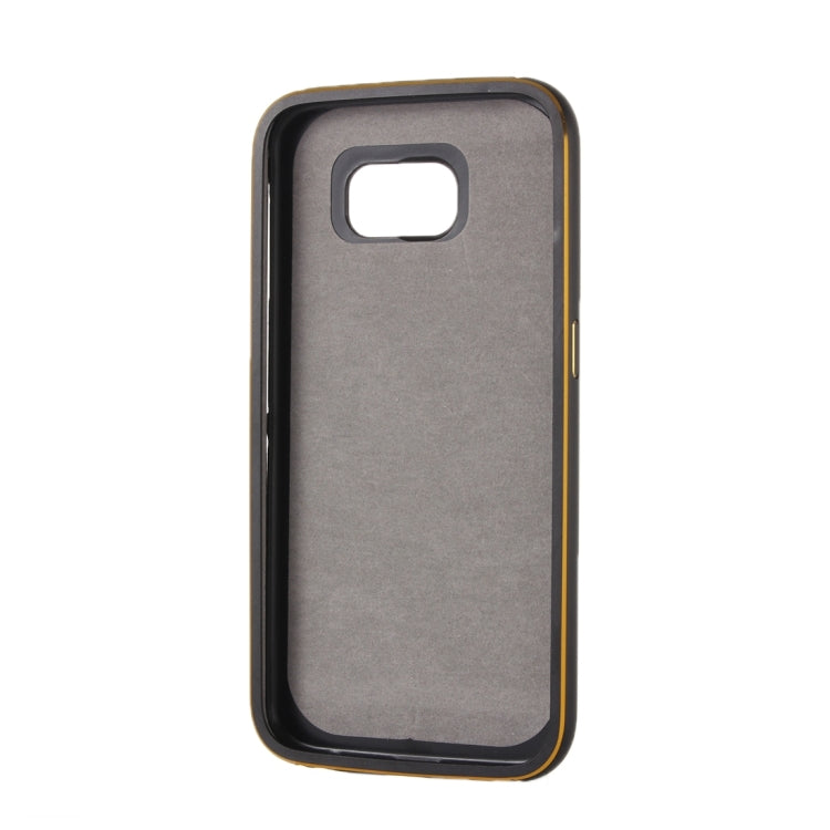 For Galaxy S6 / G920 Separable Leather Case Back Shell Cover (Black)