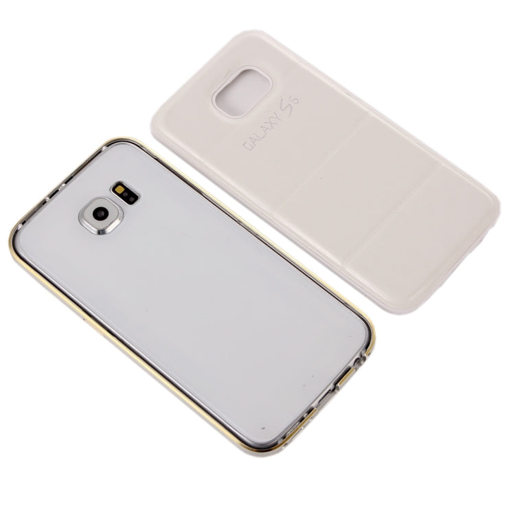For Galaxy S6 Edge+ / G928 Separable Leather Case Back Shell Cover