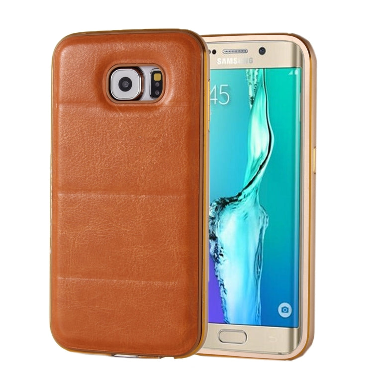 For Galaxy S6 Edge+ / G928 Separable Leather Case Back Shell Cover