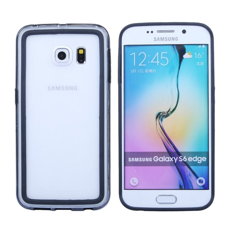 For Galaxy S6 Edge Transparent Bumper Frame Case