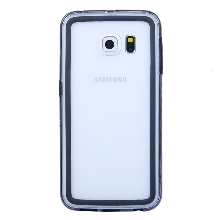 For Galaxy S6 Edge Transparent Bumper Frame Case
