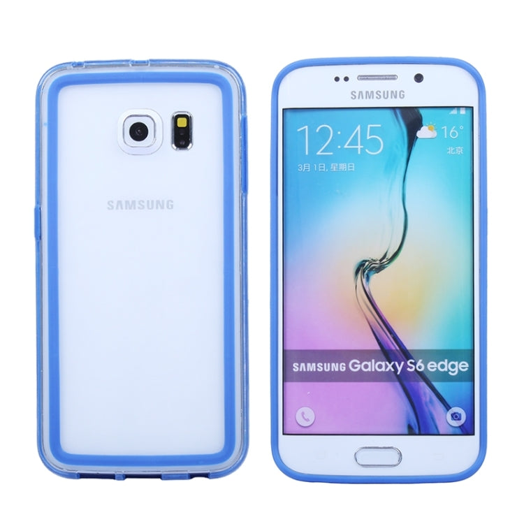For Galaxy S6 Edge Transparent Bumper Frame Case