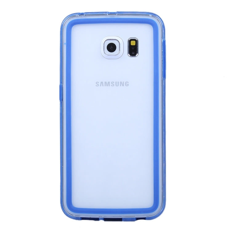 For Galaxy S6 Edge Transparent Bumper Frame Case