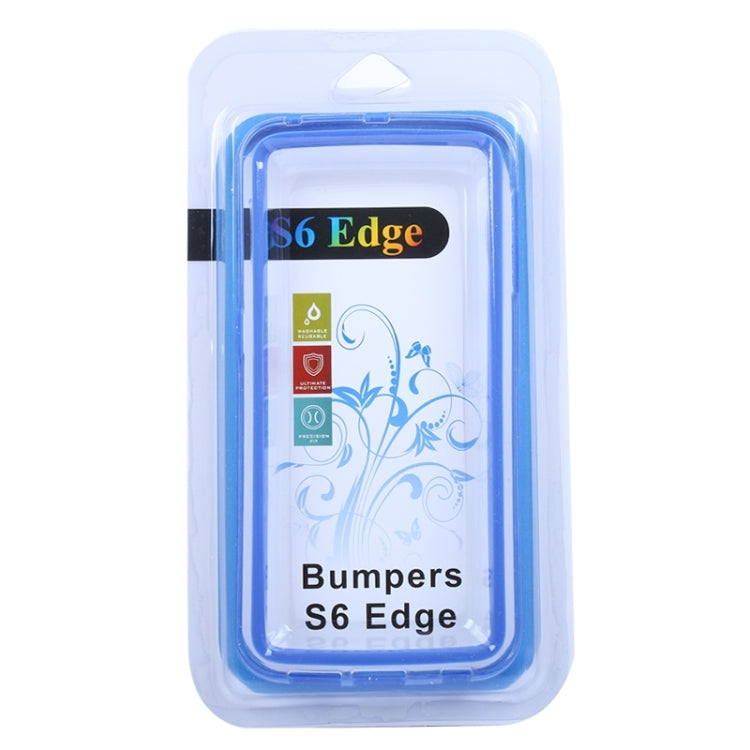 For Galaxy S6 Edge Transparent Bumper Frame Case