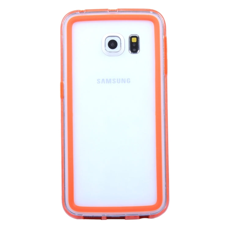 For Galaxy S6 Edge Transparent Bumper Frame Case