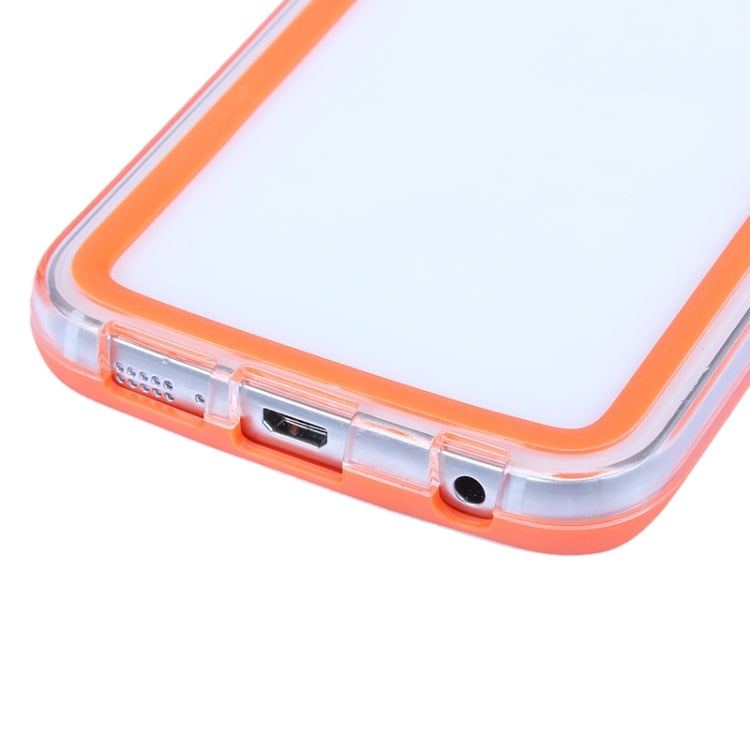For Galaxy S6 Edge Transparent Bumper Frame Case