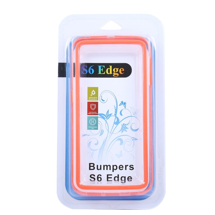 For Galaxy S6 Edge Transparent Bumper Frame Case